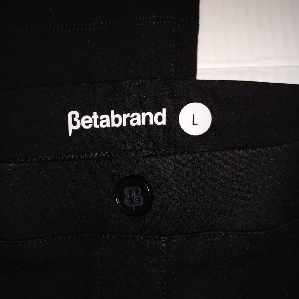 BETABRAND CLASSIC DRESS PANTS YOGA PANTS BOOTCUT BLACK - Picture 5 of 15